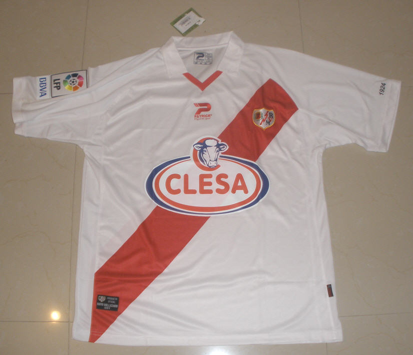 maillot de foot rayo vallecano domicile 2010-2011 rétro