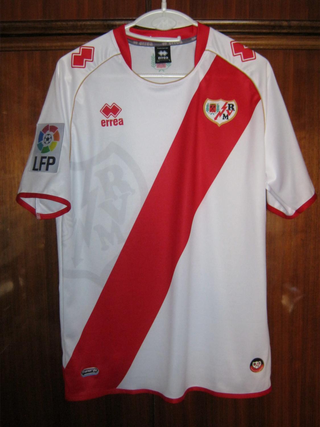 maillot de foot rayo vallecano domicile 2012-2013 rétro