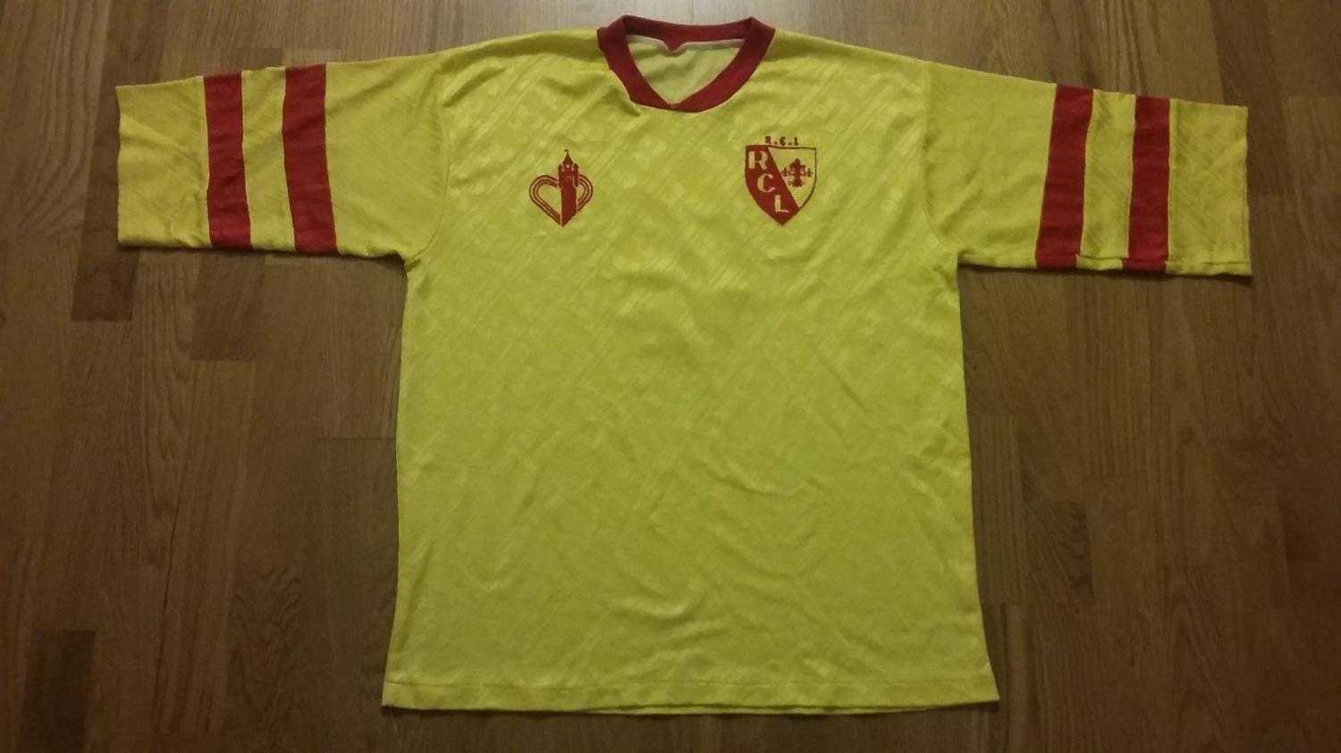 maillot de foot rc lens domicile 1986-1988 pas cher