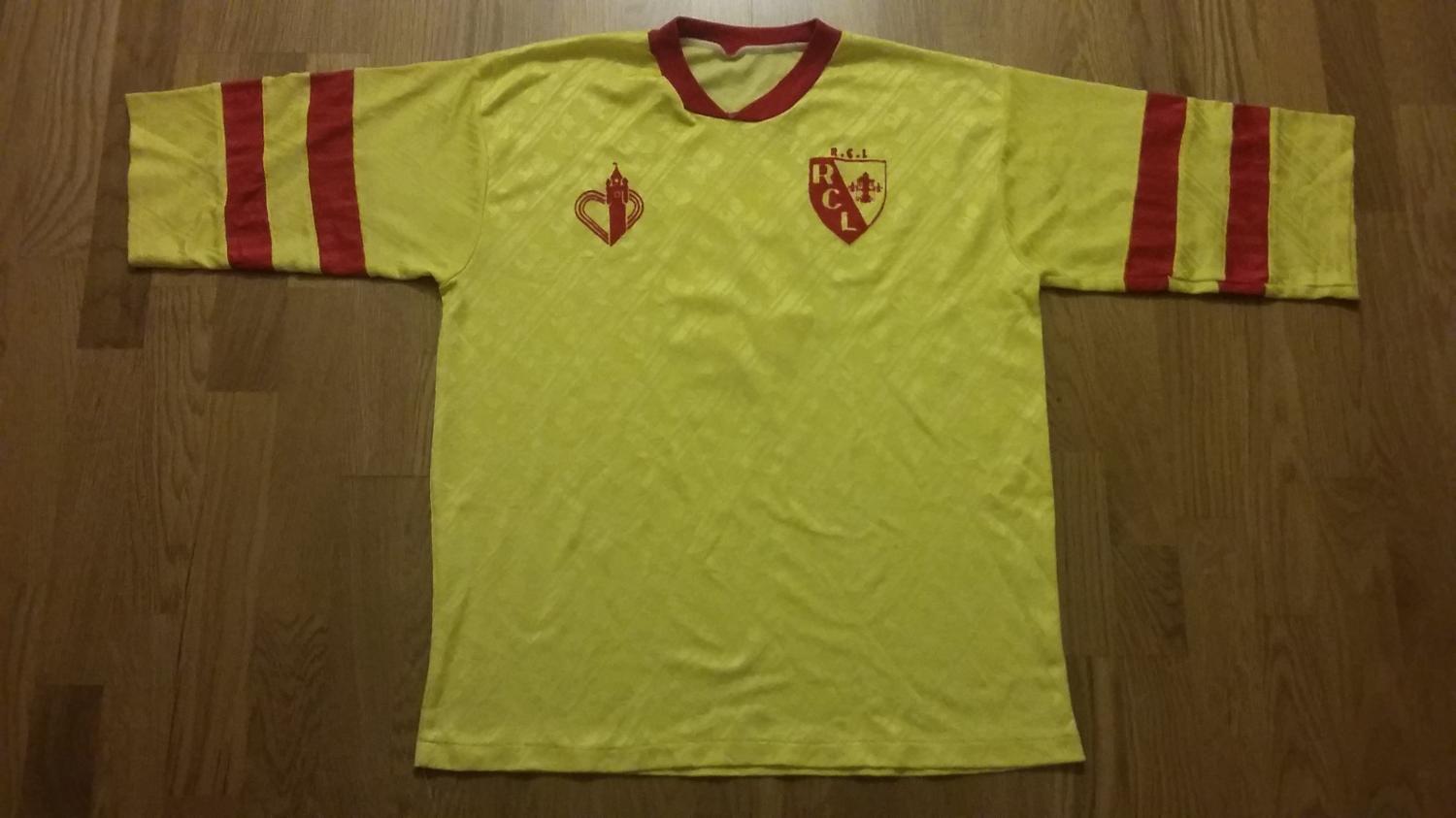 maillot de foot rc lens domicile 1986-1988 pas cher