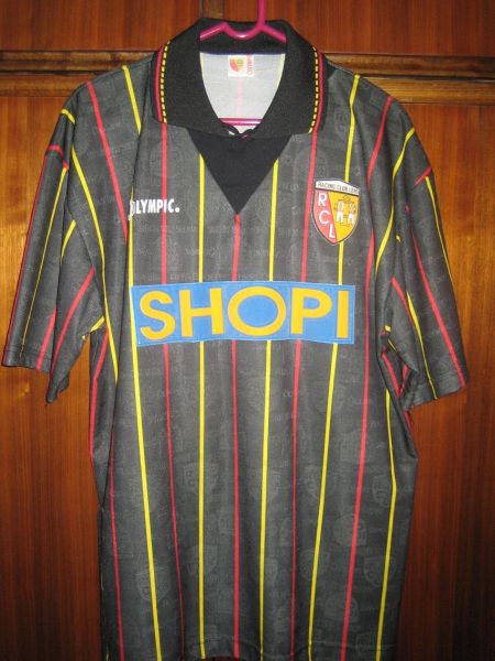 maillot de foot rc lens exterieur 1995-1996 pas cher