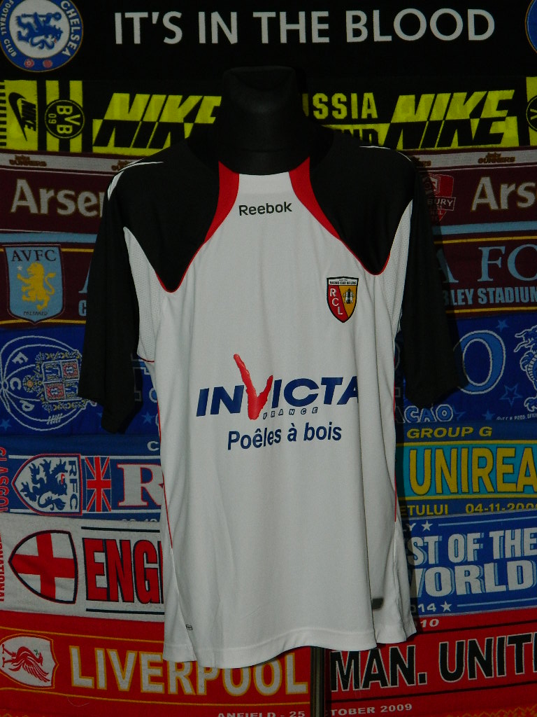 maillot de foot rc lens third 2010-2011 rétro