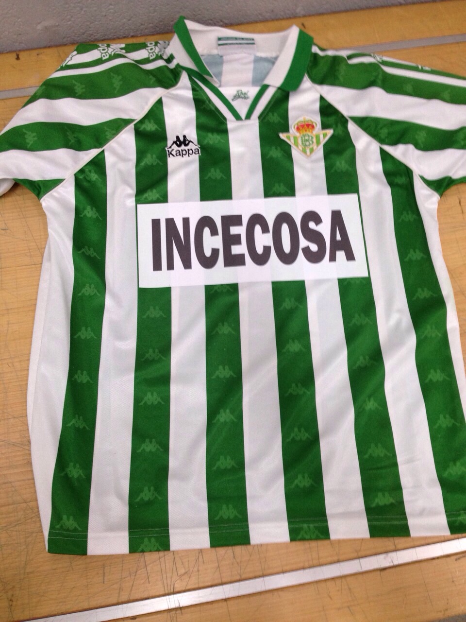 maillot de foot real betis domicile 1996-1997 rétro