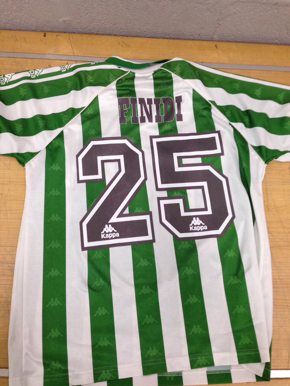 maillot de foot real betis domicile 1996-1997 rétro