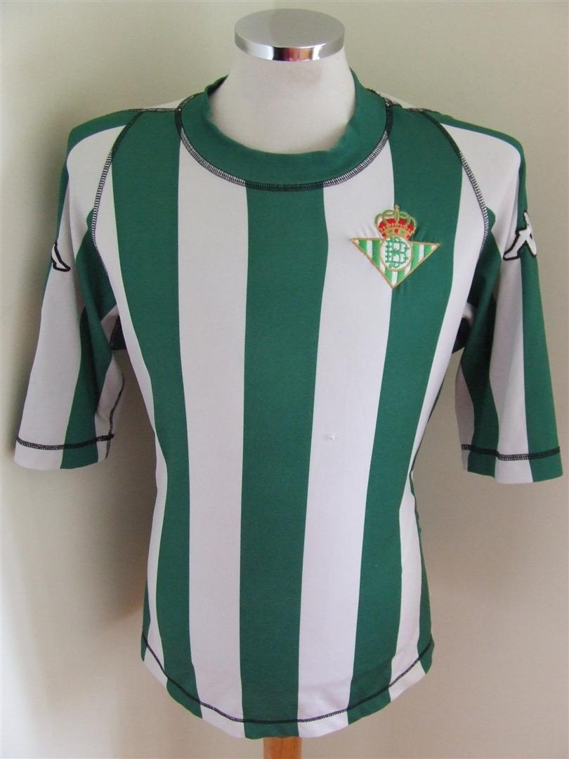 maillot de foot real betis domicile 2003-2004 rétro