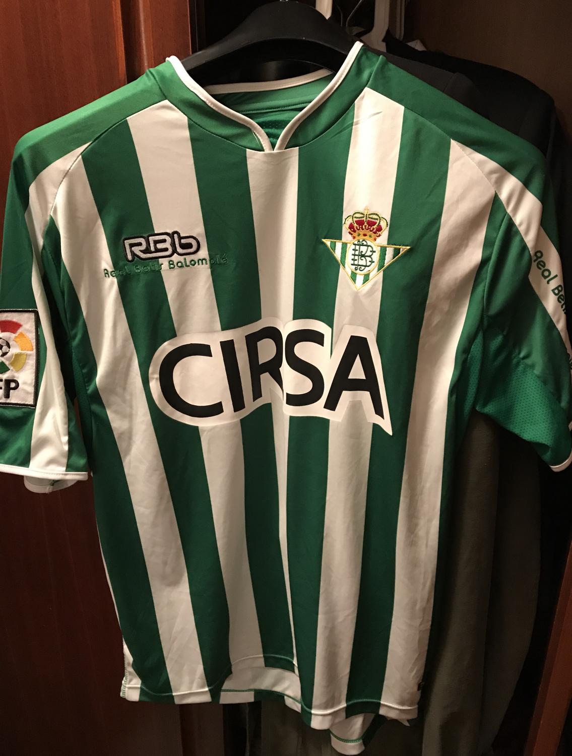 maillot de foot real betis domicile 2011-2012 rétro