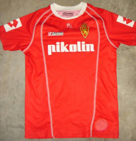 maillot de foot real saragosse exterieur 2004-2005 pas cher