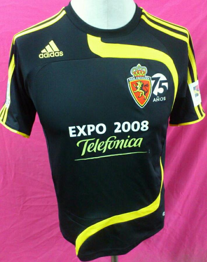 maillot de foot real saragosse exterieur 2007-2008 pas cher