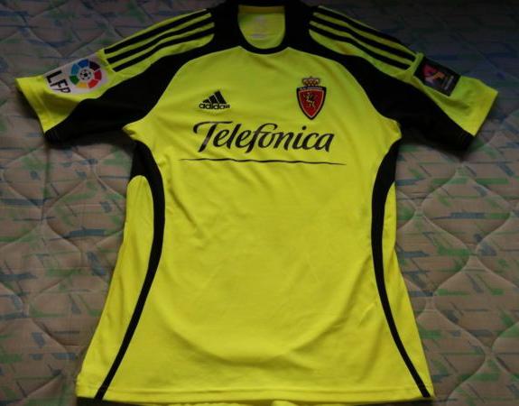 maillot de foot real saragosse exterieur 2009-2010 rétro