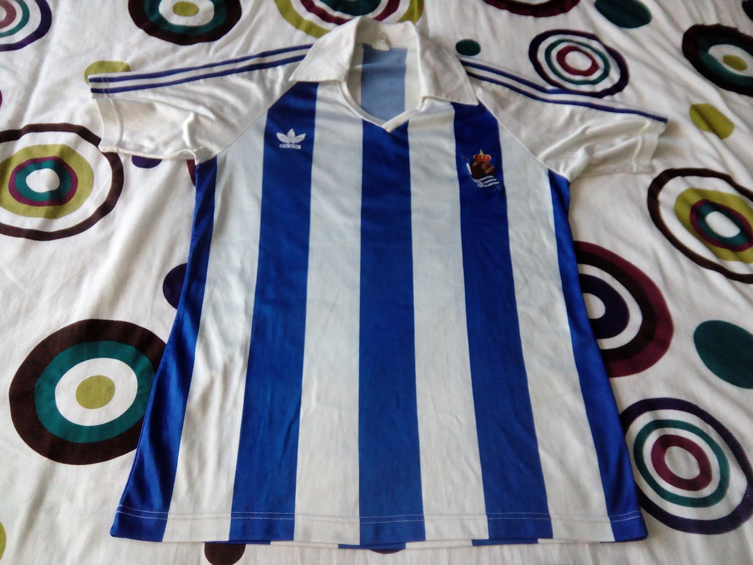maillot de foot real sociedad domicile 1982-1984 pas cher