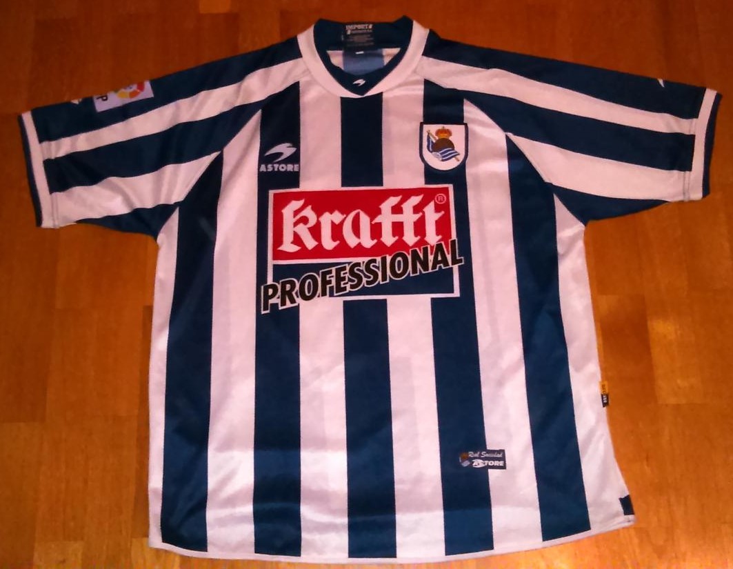 maillot de foot real sociedad domicile 2002-2003 pas cher