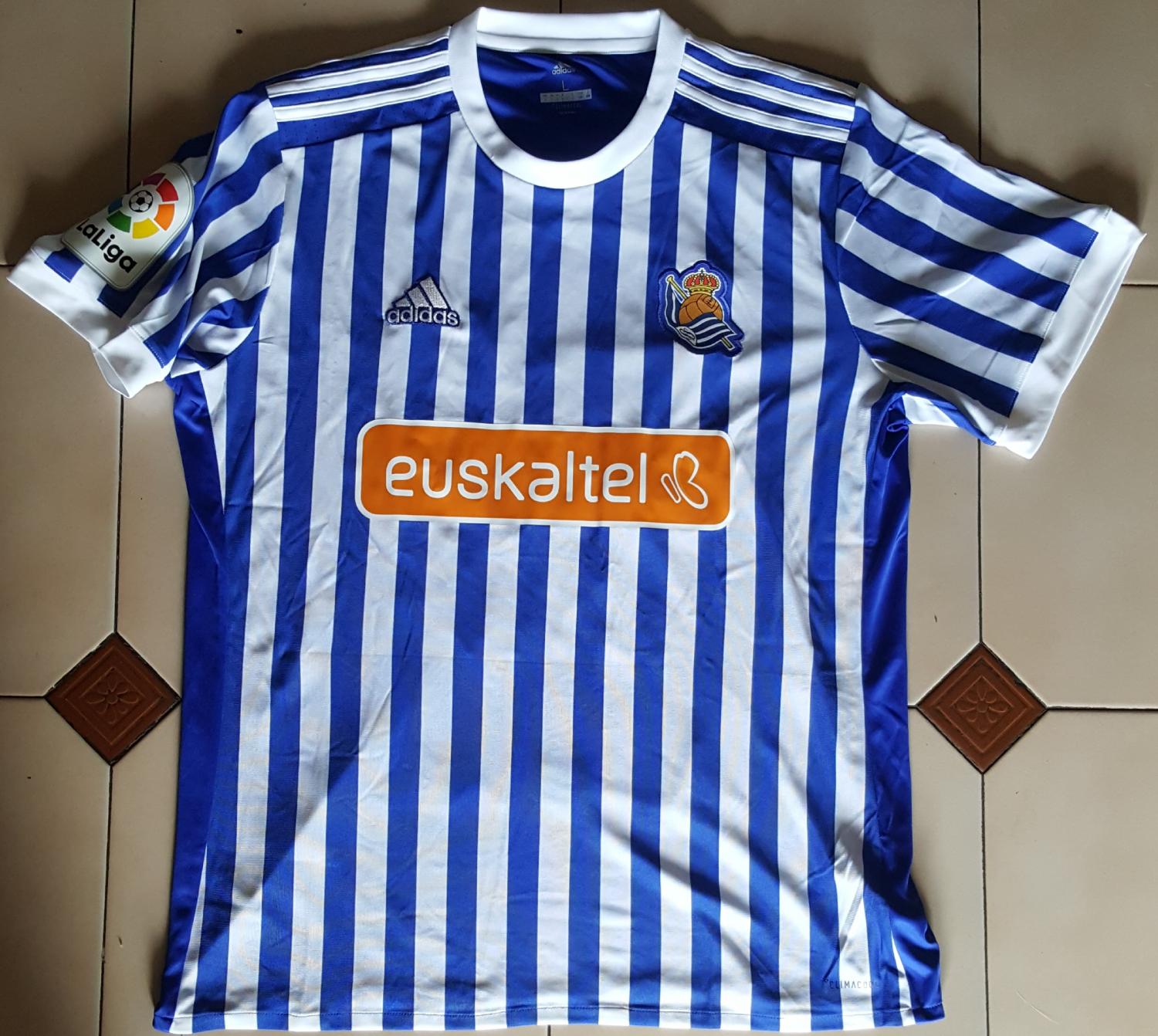 maillot de foot real sociedad domicile 2017-2018 pas cher