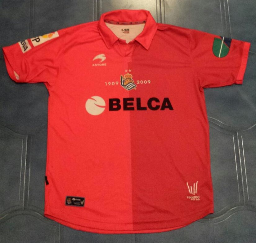 maillot de foot real sociedad exterieur 2009-2010 pas cher