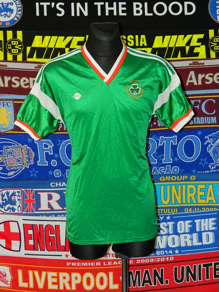 maillot de foot république d'irlande domicile 1986 rétro