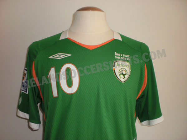 maillot de foot république d\'irlande domicile 2009-2010 pas cher