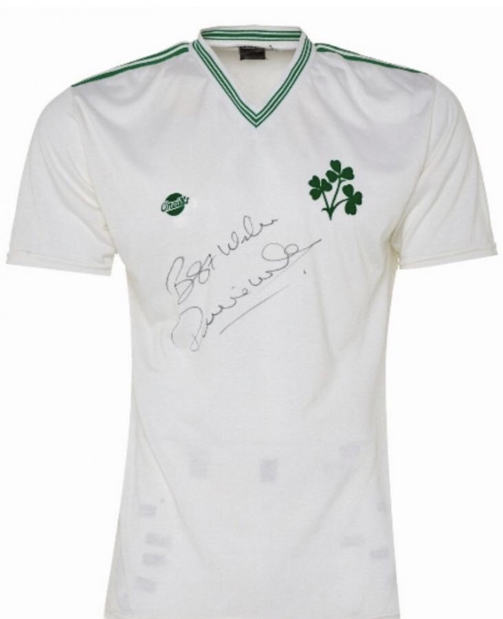maillot de foot république d'irlande exterieur 1985 rétro