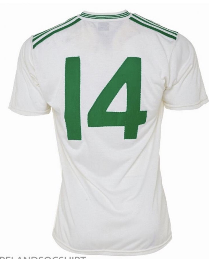 maillot de foot république d\'irlande exterieur 1985 rétro