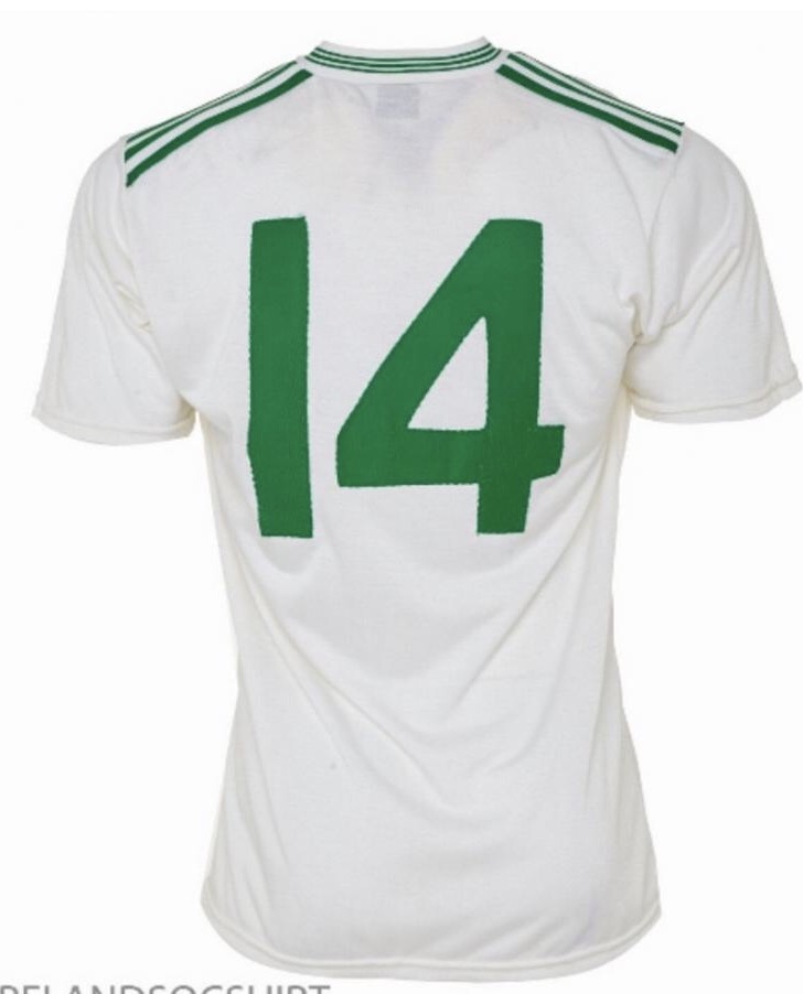 maillot de foot république d\'irlande exterieur 1985 rétro maillot de foot république d\'irlande exterieur 1985 rétro