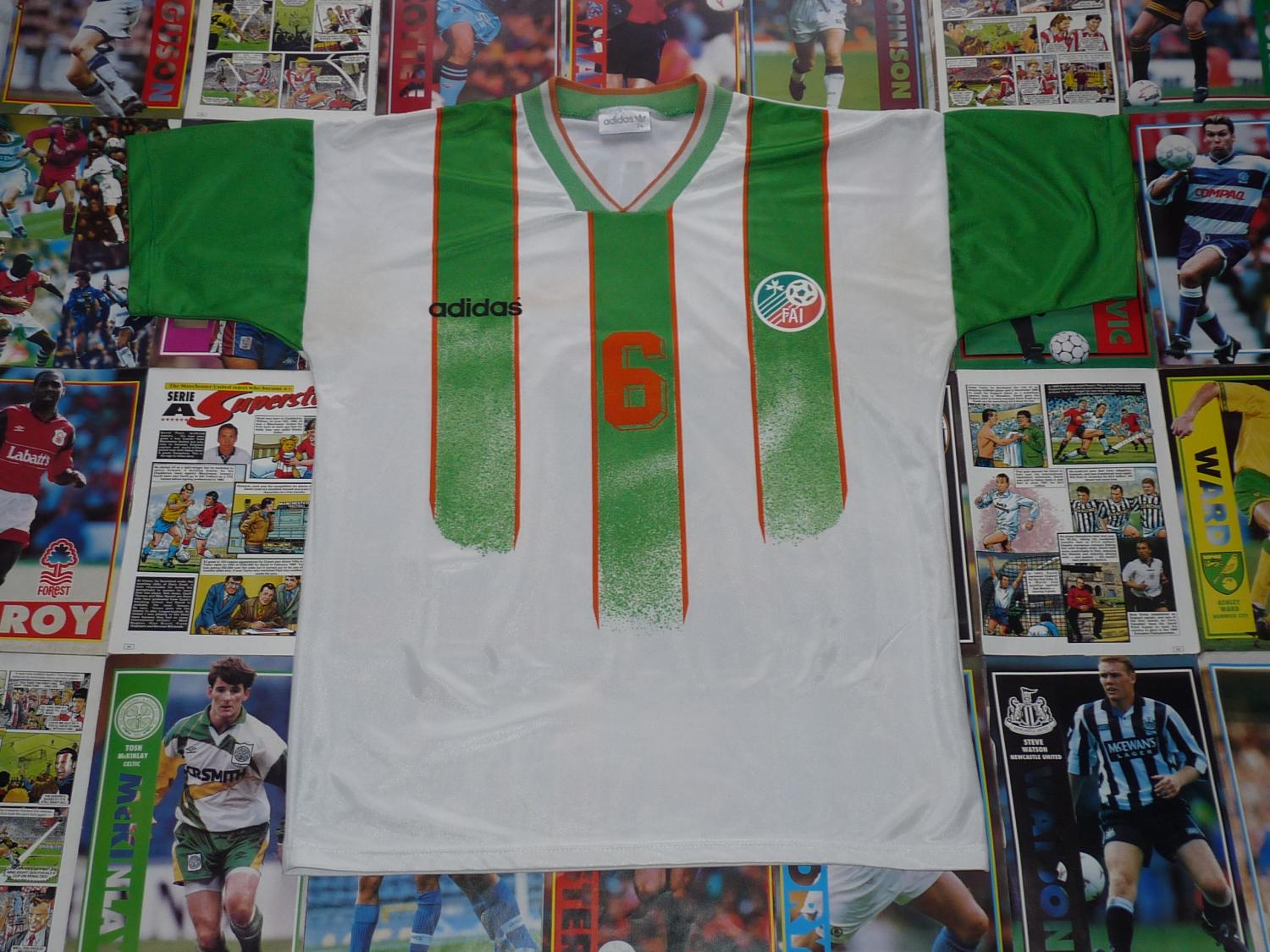 maillot de foot république d'irlande exterieur 1994 rétro