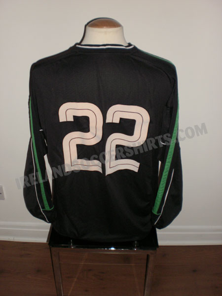 maillot de foot république d\'irlande gardien 2001-2002 rétro