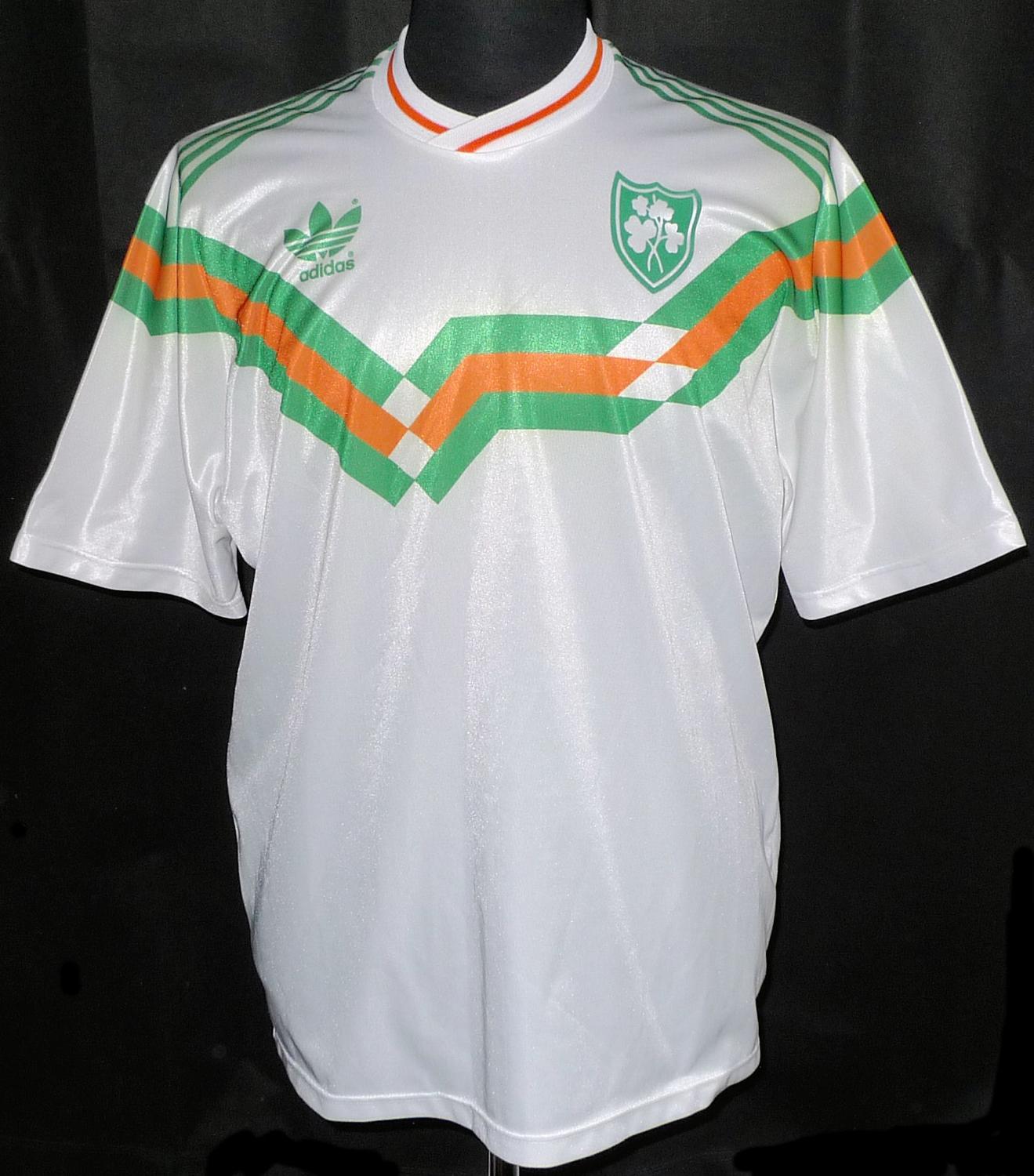 maillot de foot république d'irlande particulier 1989-1990 rétro