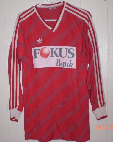 maillot de foot rosenborg bk exterieur 1987 rétro