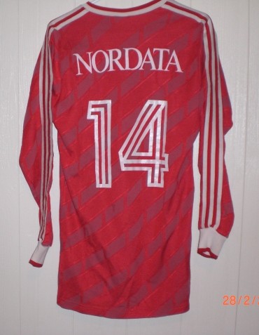 maillot de foot rosenborg bk exterieur 1987 rétro