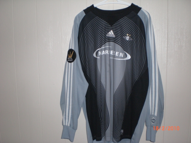 maillot de foot rosenborg bk gardien 2006 rétro