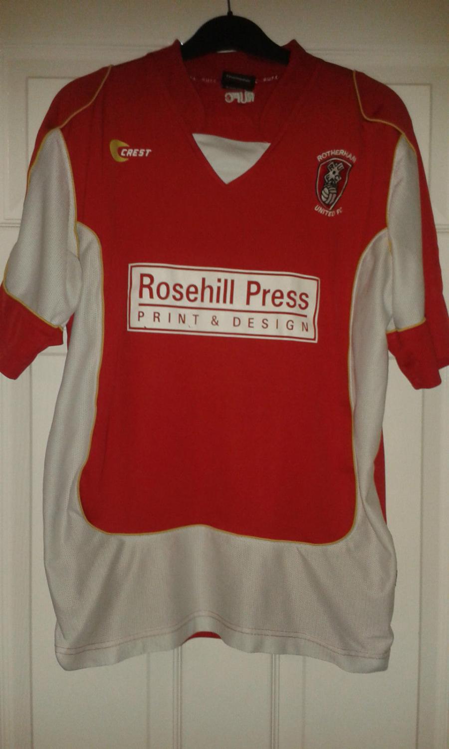 maillot de foot rotherham united fc domicile 2006-2007 pas cher