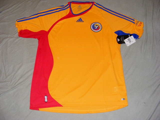 maillot de foot roumanie domicile 2006-2008 rétro