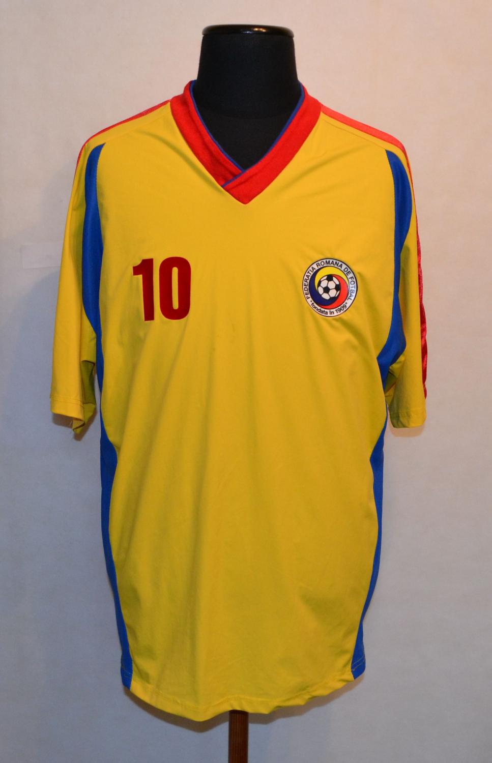 maillot de foot roumanie réplique 2000 rétro