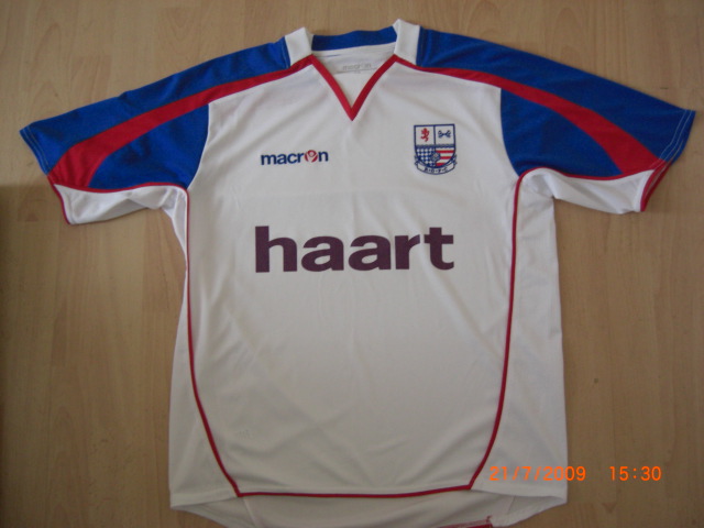 maillot de foot rushden diamonds domicile 2009-2010 rétro