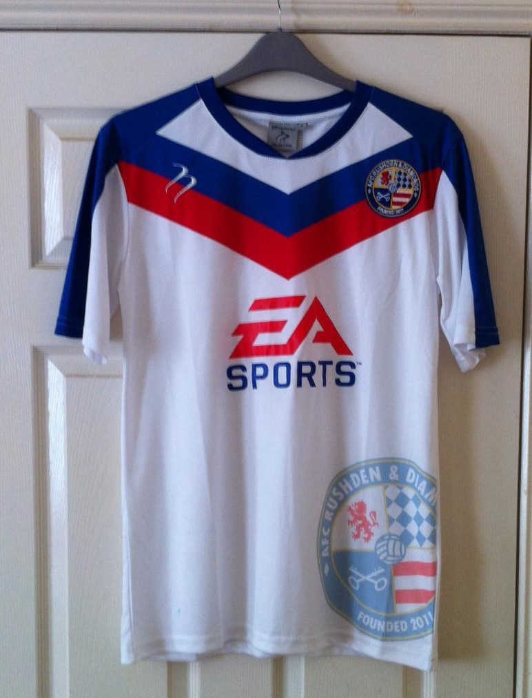 maillot de foot rushden diamonds domicile 2012-2014 rétro