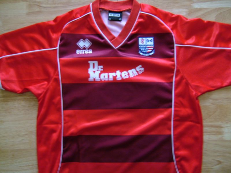 maillot de foot rushden diamonds particulier 2005-2006 rétro