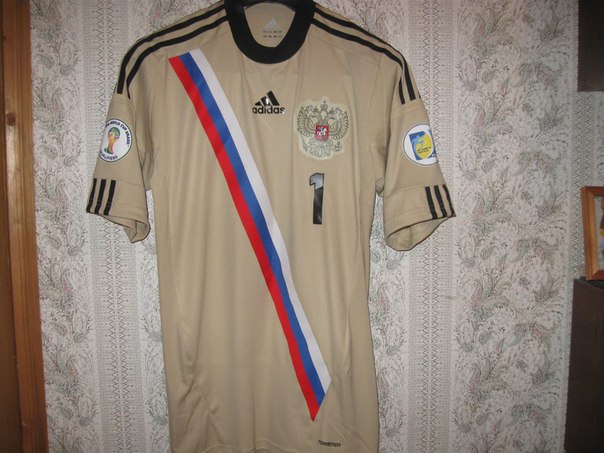 maillot de foot russie gardien 2013-2014 rétro