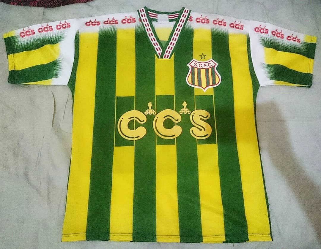 maillot de foot sampaio corrêa fc domicile 1997 rétro