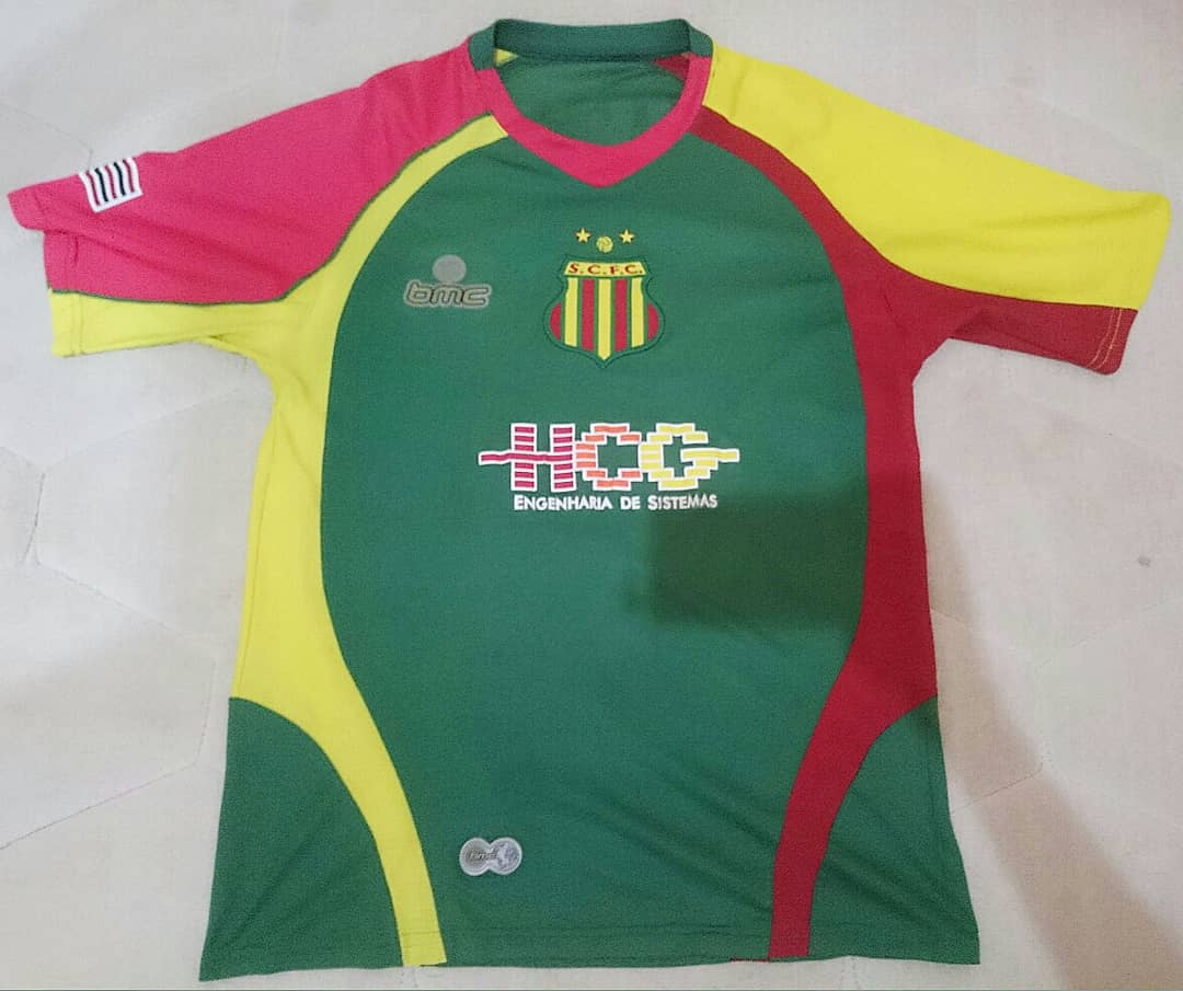 maillot de foot sampaio corrêa fc domicile 2009 rétro