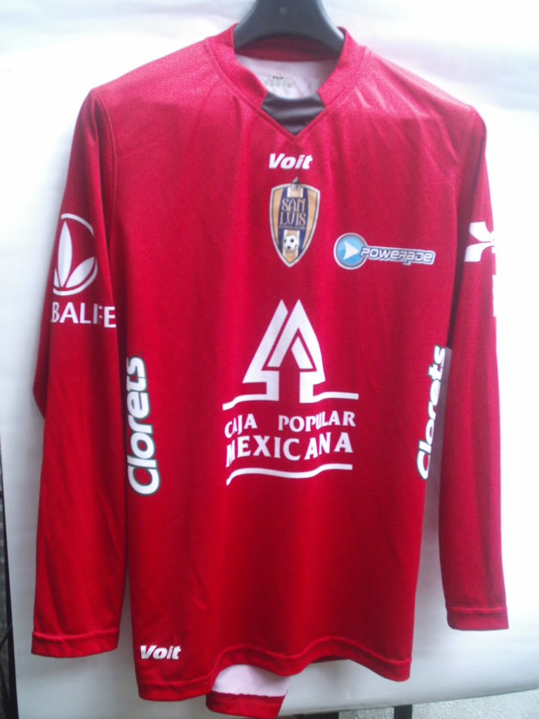 maillot de foot san luis fc gardien 2009-2010 rétro