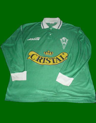 maillot de foot santiago wanderers domicile 1994 rétro