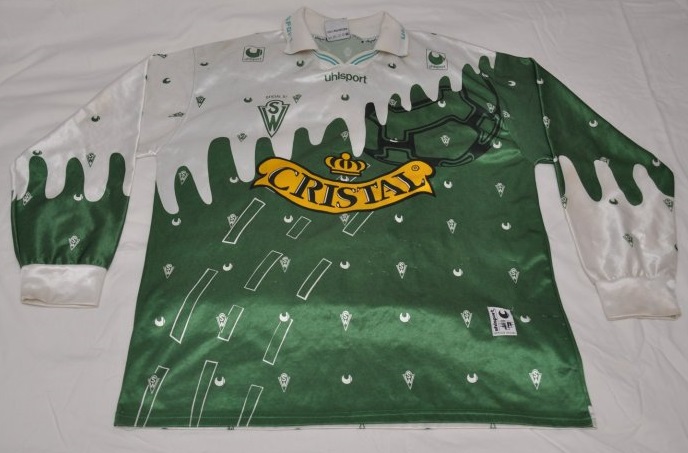 maillot de foot santiago wanderers domicile 1997 rétro