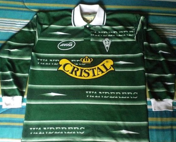 maillot de foot santiago wanderers domicile 1999 rétro