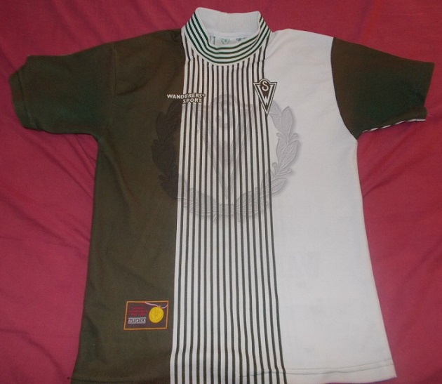 maillot de foot santiago wanderers domicile 2001 rétro