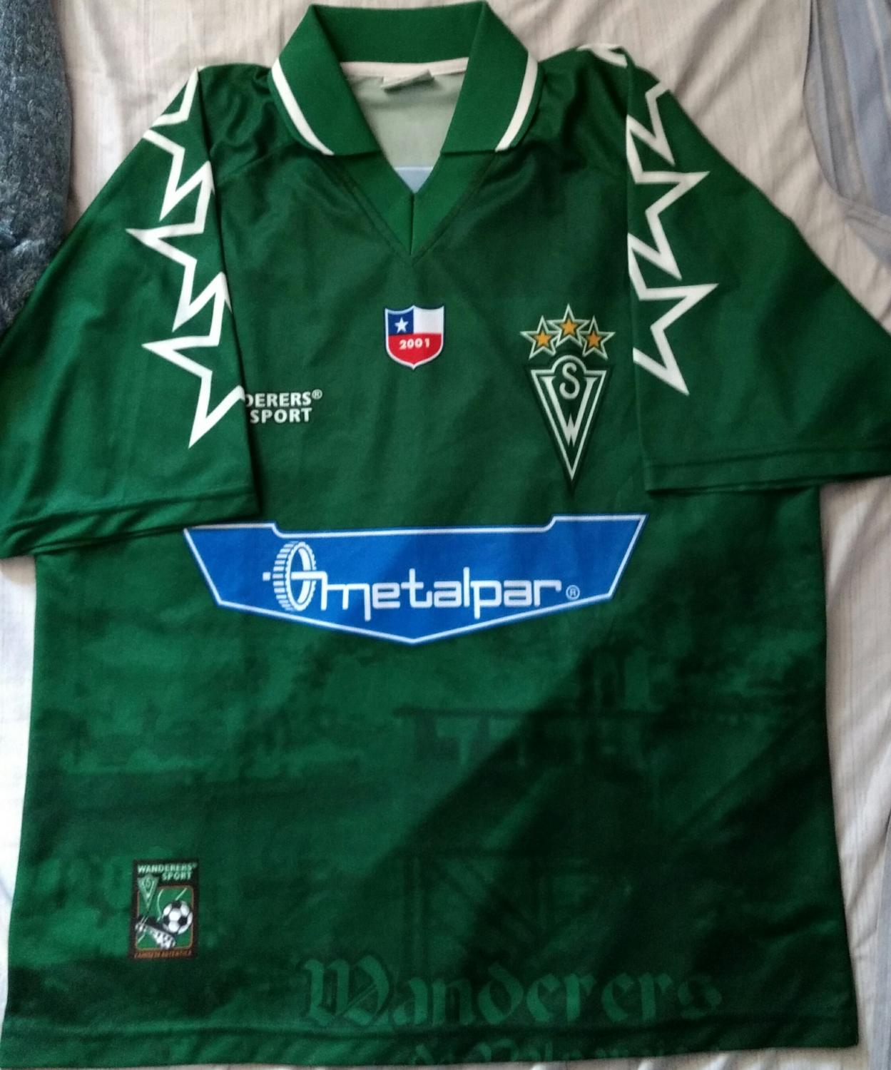 maillot de foot santiago wanderers domicile 2002-2003 rétro