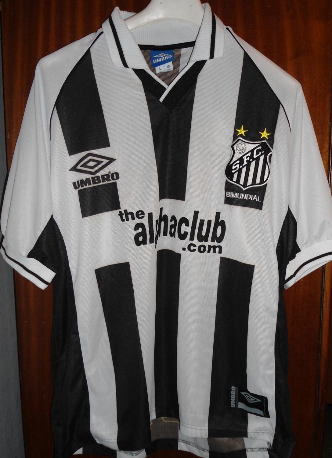 maillot de foot santos fc exterieur 2000-2001 pas cher