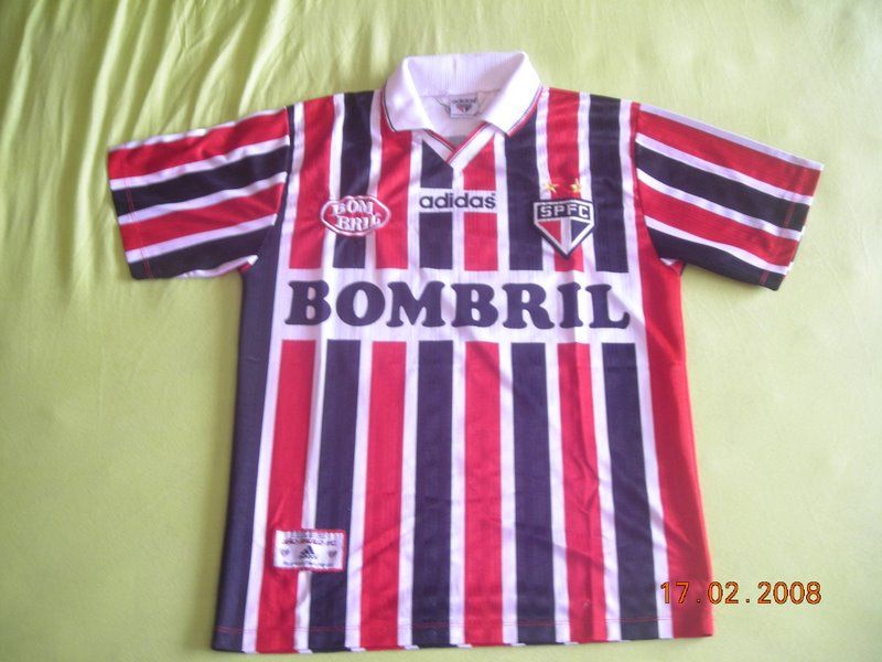 maillot de foot são paulo fc exterieur 1997-1998 pas cher