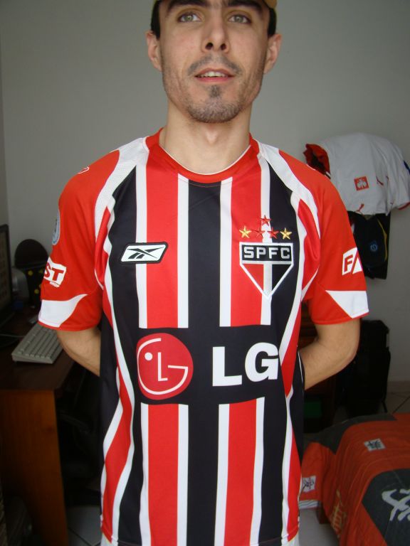 maillot de foot são paulo fc exterieur 2007-2008 pas cher