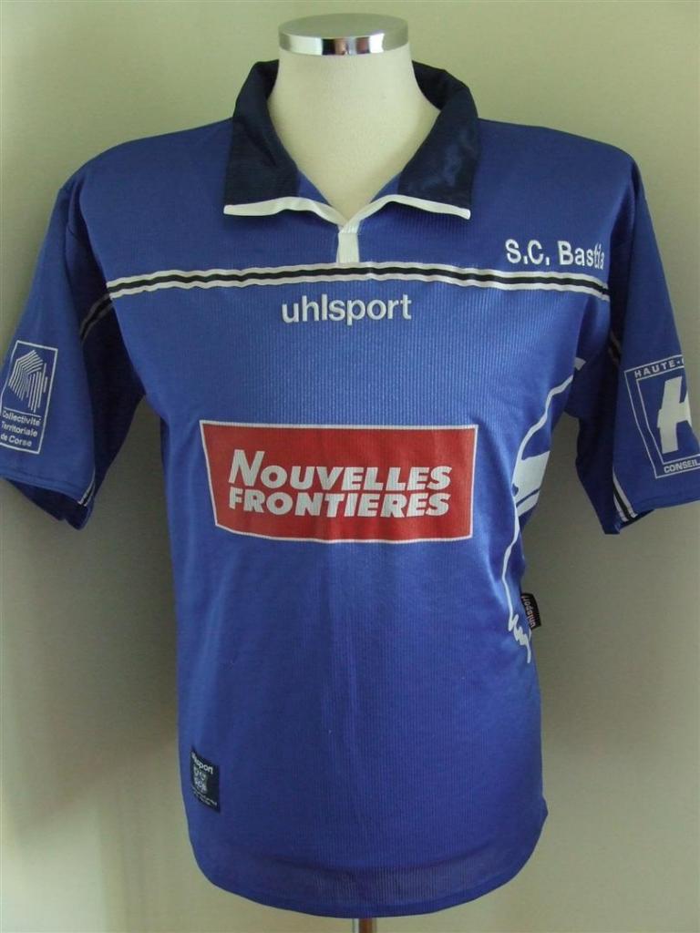 maillot de foot sc bastia domicile 2001-2002 pas cher