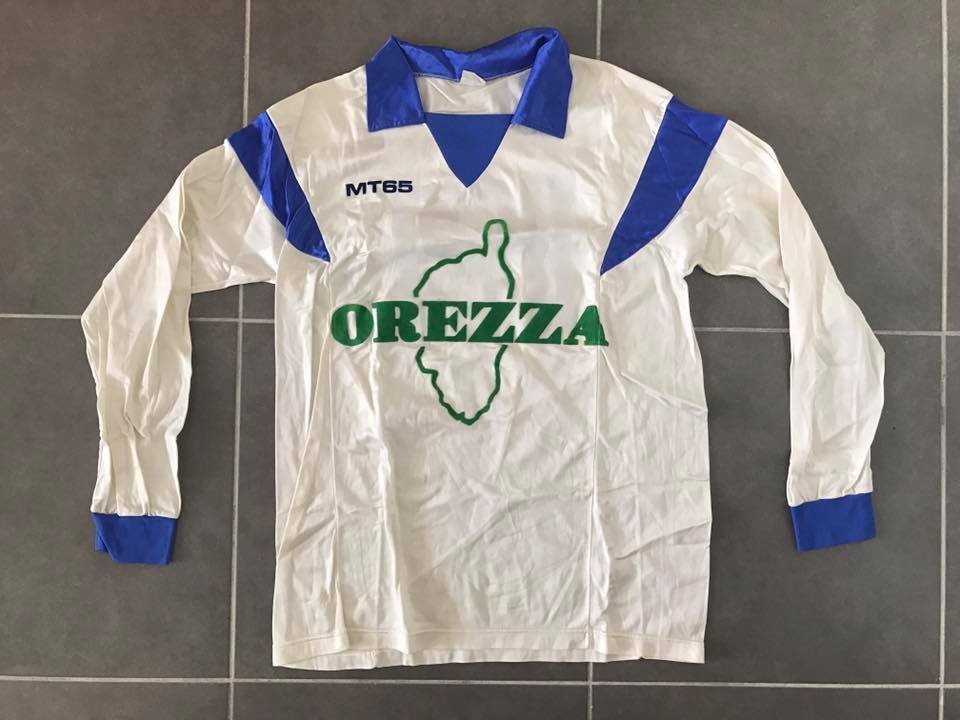 maillot de foot sc bastia exterieur 1987-1988 pas cher