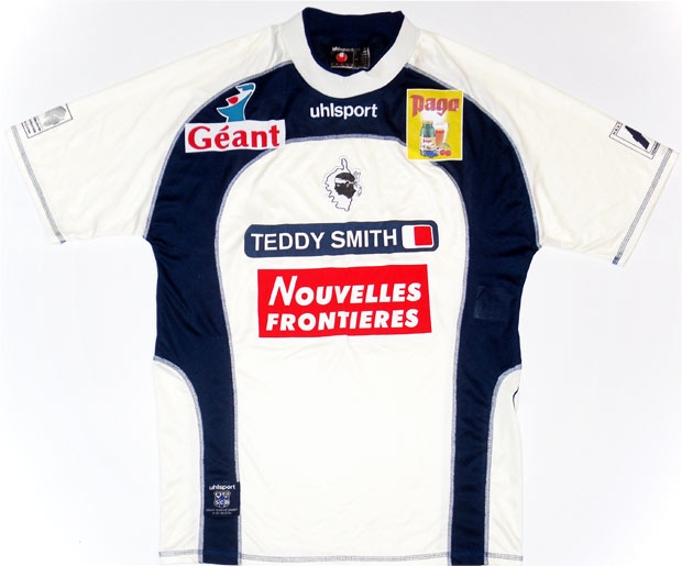 maillot de foot sc bastia exterieur 2003-2004 pas cher