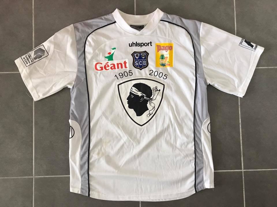 maillot de foot sc bastia exterieur 2005-2006 pas cher